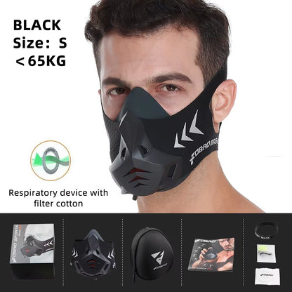 Sports Mask 12 Breathing Levels Pro Workout Mask for Fitness,Running,Resistance,Cardio,Endurance Mask for Fitness Sport Mask