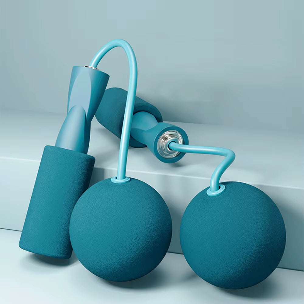 Heavy Cordless Skipping Rope Fitness Jump Rope with Big Bal Fat Burning Suitable for Household Indoor Sports Fitness Equipment