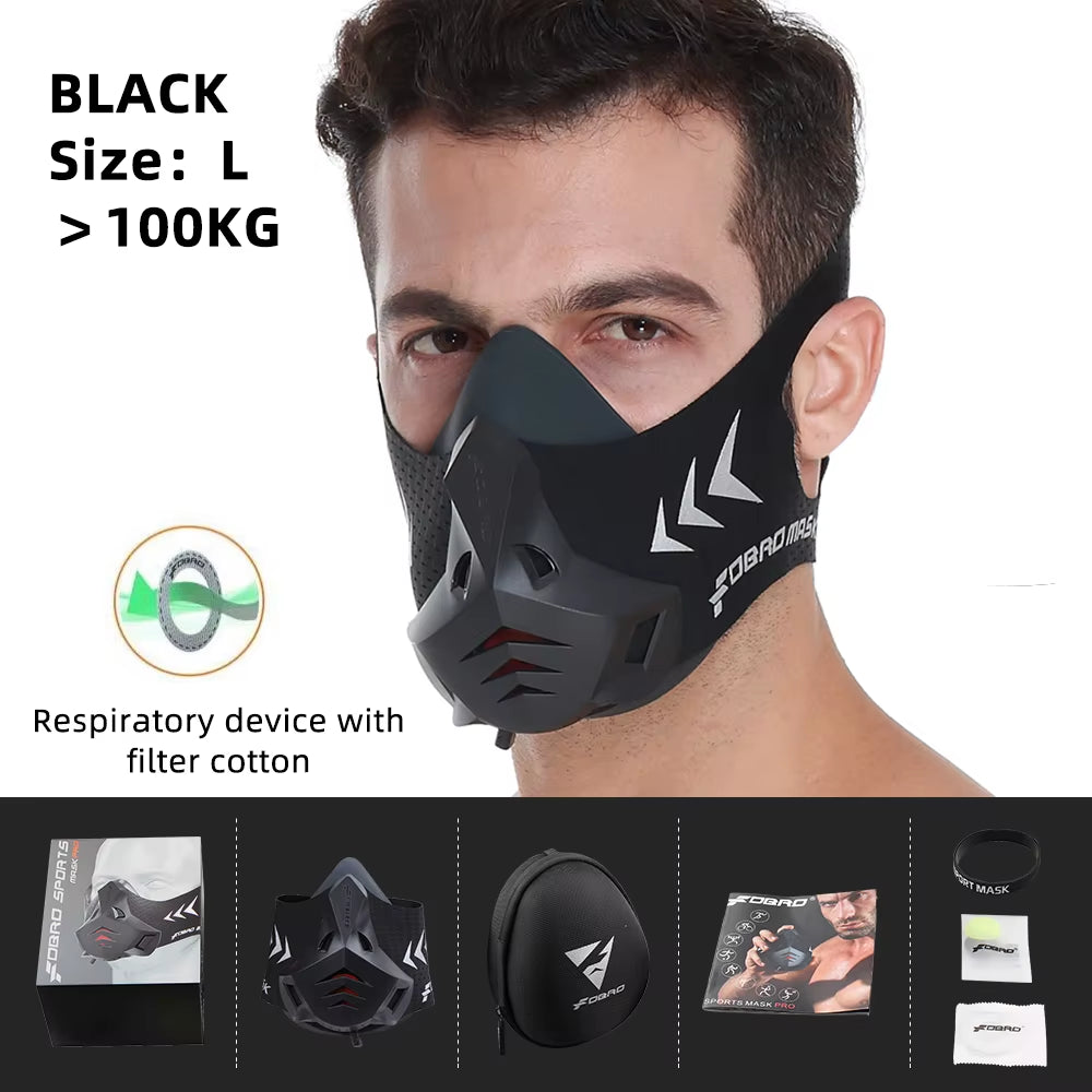 Sports Mask 12 Breathing Levels Pro Workout Mask for Fitness,Running,Resistance,Cardio,Endurance Mask for Fitness Sport Mask
