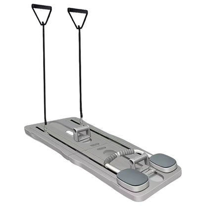 Abdominal Exercise Board Fitness Board with Mat & Counter Push up Board Automatic Rebound Pilates Reformer Set Fitness Equipment