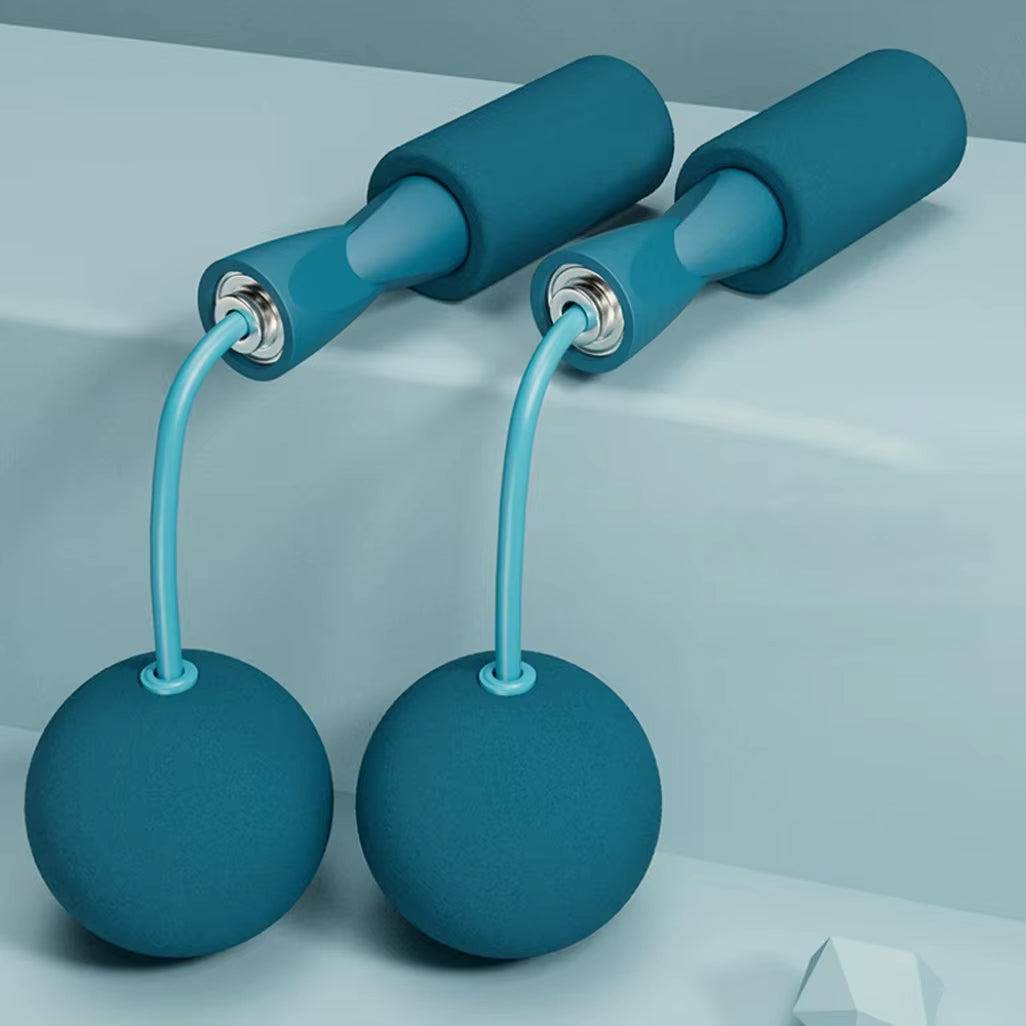 Heavy Cordless Skipping Rope Fitness Jump Rope with Big Bal Fat Burning Suitable for Household Indoor Sports Fitness Equipment