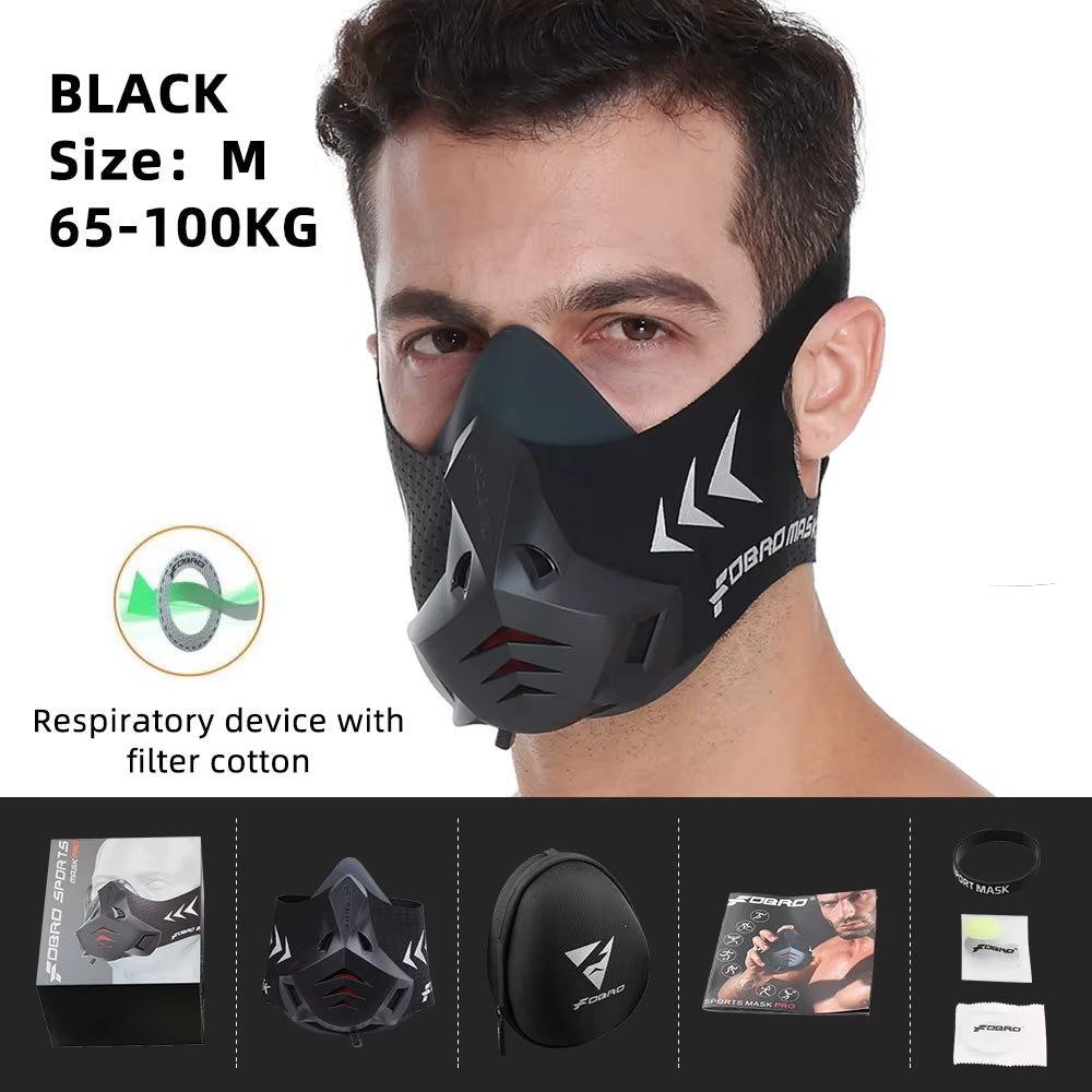 Sports Mask 12 Breathing Levels Pro Workout Mask for Fitness,Running,Resistance,Cardio,Endurance Mask for Fitness Sport Mask