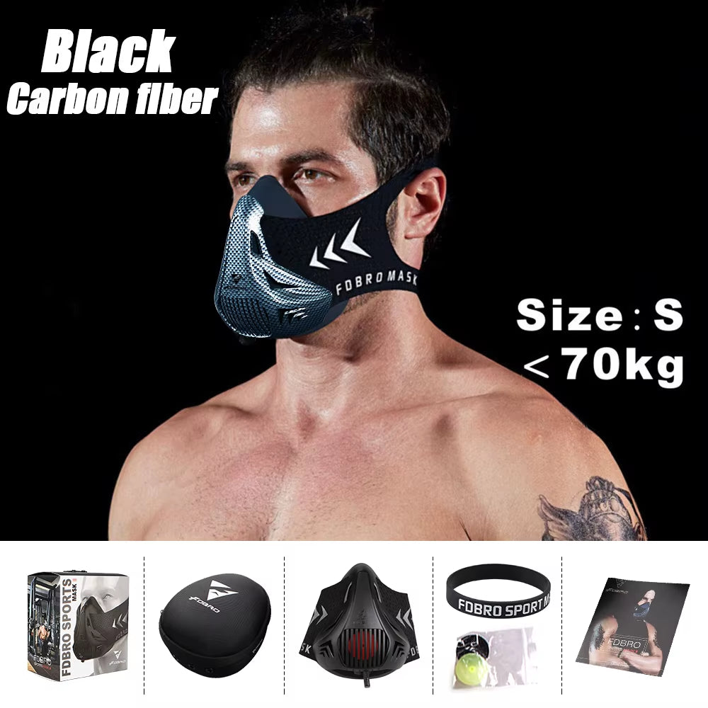 Sports Mask 12 Breathing Levels Pro Workout Mask for Fitness,Running,Resistance,Cardio,Endurance Mask for Fitness Sport Mask